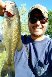 Trying to catch a fish at Rock Creek