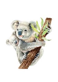 Koala Watercolour Koala Poster Baby Koala Print Koala Print Set Koala Art Print Koala Nursery Decor Koala Wall Decor Koala Artwork Watercolor Animals Animal Art Koala