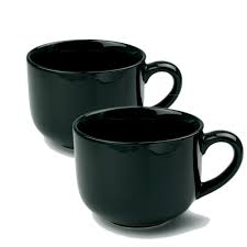 Browse the color options to find the perfect mug for your business gift. 24 Ounce Extra Large Latte Coffee Mug Cup Or Soup Bowl With Handle Black Set Of 2 Buy Online In Antigua And Barbuda At Antigua Desertcart Com Productid 49496282