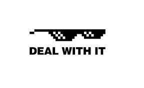Meme Deal With It Animated Gif Glasses Tech Company Logos Company Logo Animation