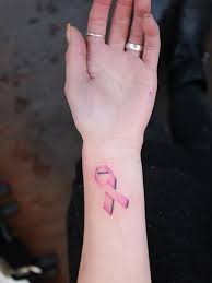 Lavender symbol is a general symbol for cancer. Breast Cancer Ribbon Tattoo Designs