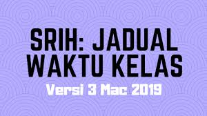 0 ratings0% found this document useful (0 votes). Srihjb Jadual Waktu Kelas Update 3 Mac 2019 Pusat Pendidikan Hidayah