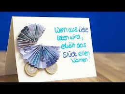 Geschenk Zum Einzug Tisch Aus Geld Falten Youtube