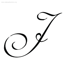 Letter j in cursive writing for wall hangings or craft projects. Capital Letter J In Cursive Letter