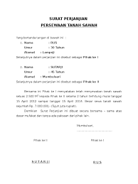 Contoh surat perjanjian sewa tanah yang simple. Contoh Terbaru Contoh Surat Sewa Menyewa Tanah