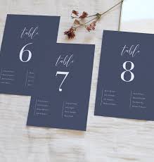 Plan De Table Bleu Intense Faire Part Mariage Plan De Table Hossegor
