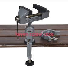 1pcs Mini 8003 2 2 In 1 Multifunction Table Vise Bench Vice Aluminium Alloy 360 Degree Rotating Universal Clamp Units Vis Bench Vice Work Tools Aluminium Alloy