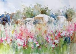 Known for her flowing, elegant style, yao shares her technique for capturing the feeling of flowers rather than trying. How To Paint A Flower Field Part 2 How To Artists Illustrators Original Art For Sale Direct From The Artist