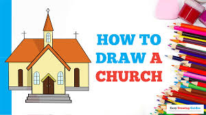 Most videos are less than 3 minutes. How To Draw A Church Easy To Draw Easy Drawing Guides Facebook