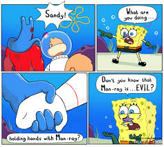 Sandy x Man Ray porn comic 