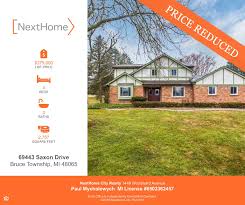 New Price Reduction 69443 Saxon Drive Romeo Mi 48065 By Nexthome City Realty Presented By Paul Mychalowych Of Nexthome City Rea Realty City Woodward Avenue