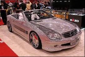Diamond Encrusted Mercedes Benz The Ultimate Blinged Out Ride Bling Fashion Dream Cars
