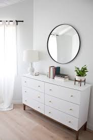 Modern White Dresser A West Elm Inspired Ikea Hack Bedroom Dresser Styling Dresser Decor Bedroom Bedroom Furniture Sets