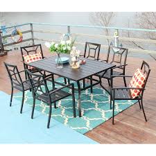 Check spelling or type a new query. Kachinsky Rectangular 6 Person 60 2 Long Dining Set Patio Dining Set Backyard Furniture Metal Patio Furniture