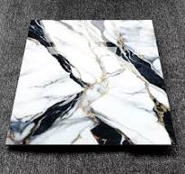 Luxury Black Porcelain Tile Gold White Vein 600*1200 High Glossy Marble  Floor Tile for Living Room Bathroom Big Wholesale Price