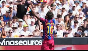 Barcelona golea al Valencia y se coloca en la parte alta de LaLiga