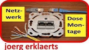 Wir und unsere zulieferer entwickeln unsere produkte. Netzwerkdose Anschliessen Patchen Uae Dose Lan Dose Verkabeln Rj45 Tutorial Nr 151 Youtube