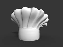 Chef Hat 3d Model 9 Obj Fbx Max Free3d