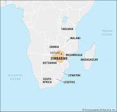 Our own sketch map of zimbabwe showing its key road arteries, national parks, towns and areas of interest for visitors. Zimbabwe History Map Flag Population Capital Facts Britannica