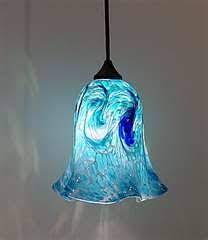 Really Like The Pendant Lights Glass Blown To Hang Over An Island Table Blown Glass Pendant Light Blown Glass Lighting Hand Blown Glass Lighting