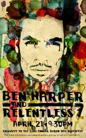 Ben Harper Concert Poster