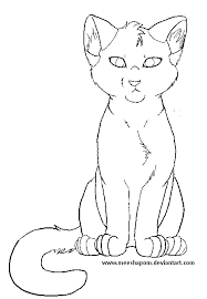 Free Sitting Cat Lineart By Meeshmoose On Deviantart How to draw a cat: free sitting cat lineart by meeshmoose