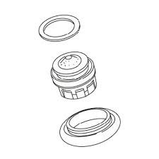 A faucet aerator — usually found on kitchen and bathroom faucets — shapes the water stream leaving the spout, providing a straight and evenly pressured water flow for washing hands, cleaning dishes and doing other tasks. Kohler 1 5 Gpm Aerator Kit In Vibrant Brushed Nickel 1002110 Bn The Home Depot