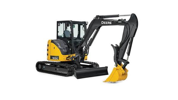 John Deere 50C ZTS Mini Excavator