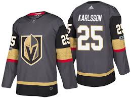 Kupit So Skidkoj Originalnyj 2 Cveta Hokkejnaya Forma 2017 Nhl Vegas Golden Knights Karlsson nhl vegas golden knights karlsson