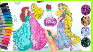 She is the third official disney princess. Mewarnai Princess Disney Rapunzel Aurora Ariel Putri Duyung Coloring Pages Animation Youtube