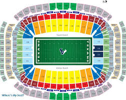 Houston Texans Nrg Stadium Seating Chart Houston Texans
