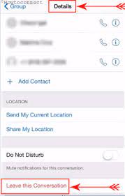 At the bottom of said. How To Remove Yourself From A Group Text On Iphone And Ipad
