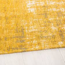 Senfgelber Teppich Mit Jacquardmuster 200x290 Teppich Gelb Senfgelb Teppich