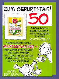 Riesen Grußkarte 50 Geburtstag Humor Avanfriends Xxl Accessoires