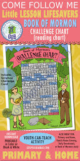 Book Of Mormon Activity Challenge Chart With Moroni And