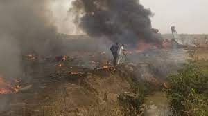 The nigerian air force said the incident happened as the plane was landing at kaduna international airport. Plane Crash In Abuja Military Aircraft Crash Near Nnamdi Azikiwe International Airport Seven Confam Dead Bbc News Pidgin