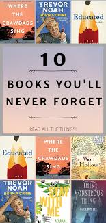 Read All The Things Top Ten Tuesday Unforgettable Books In 2020 Book Club Books Books Best Books To Read