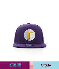 Hats True Heads Waluigi Super Mario Bros Snapback Baseball Cap Ebay Fashion Super Mario Bros Mario Bros Super Mario