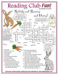 Smart, easy and fun crossword puzzles to get your day started with a smile. Rabbits Bunnies And Hares Easter Crossword Puzzle Teaching Resources