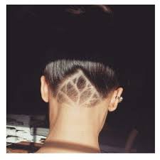 Cute Flower Undercut Design Undercut Long Hair Long Hair Styles Shaved Hair