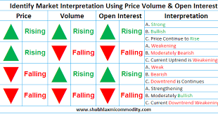 Price Volume Open Interest Shubhlaxmi Commodity
