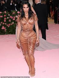 Kim kardashian's 2019 met gala corset was 'misplaced that night' so she had a replica made. Kim Kardashian Reveals Her Met Gala Corset Left Her With Indentations And Extreme Pain Daily Mail Online