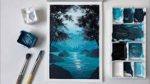 Paint Gouache Landscape For Beginners