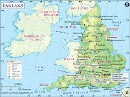 Below map you can see london street list. Map Of England England Map England Travel Map Of Britain