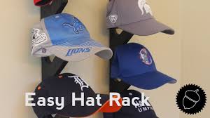 Crafting your own diy closet organizer is simple. How To Make A Hat Rack Holds 20 Hats Youtube