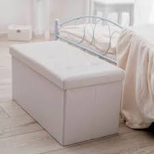 Poltrone e pouf di design possono rappresentare una validissima (e comodissima) soluzione. Cassapanca Pouf Pieghevole Con Contenitore Pouf Letto Pouf Contenitore Pouf Sacco Bianco