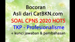 Persiapan belajar soal skd cpns 2021. Soal Cpns 2020 Tkp Hots Dan Kunci Jawaban Pembahasan Bocoran Prediksi Tips Menjawab Youtube