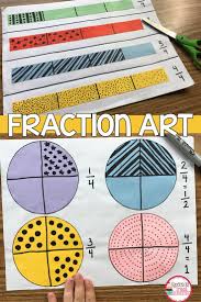 Introduction To Fractions Mini Unit Fraction Art Math Fractions 2nd Grade Crafts