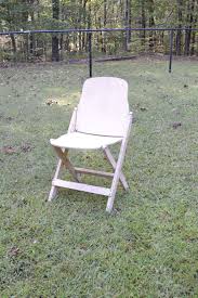 Vintage Wooden Folding Chair American Seating Co White Chippy Paint Art Deco Wood Chair Painted Furnitu Kids Recliner Chair Folding Chair Wooden Folding Chairs