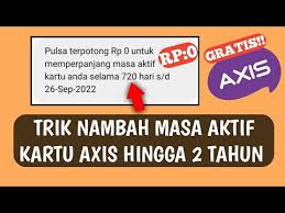Perpanjang masa aktif kartu xl axis. Cara Perpanjang Masa Aktif Axis Secara Gratis Cara Menambah Masa Aktif Kartu Axis Tanpa Pulsa Youtube